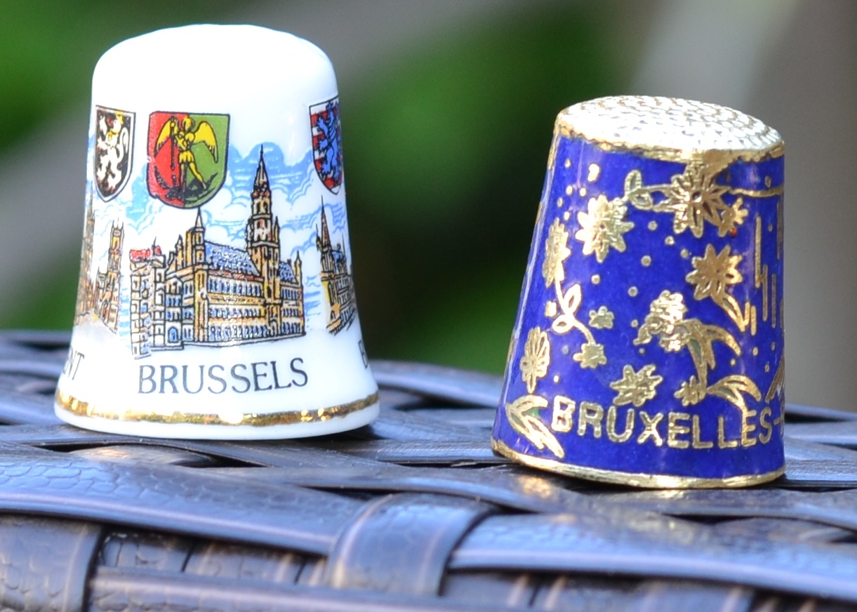 Dé à coudre souvenir Bruxelles