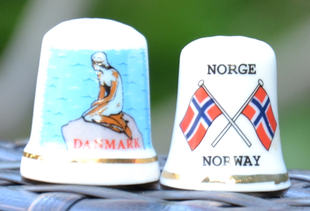 DÃ© Ã  coudre souvenir Danmark, Norway